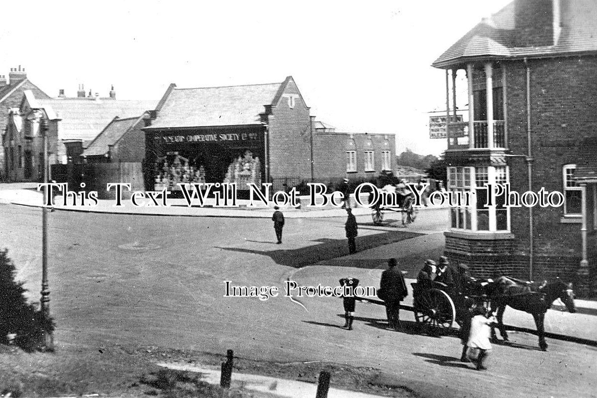 WA 1881 - Cripples Corner, Chapel End, Nuneaton, Warwickshire c1921 ...