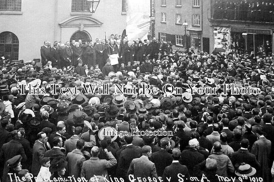 WA 1898 - Proclamation Of King George V, Straftford On Avon, Warwickshire 1910