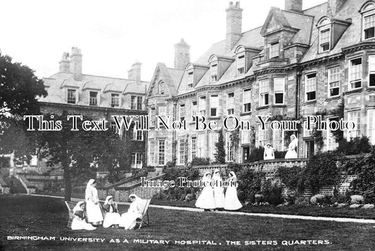 WA 1901 - Birmingham University Military Hospital, Warwickshire 1915 WW1