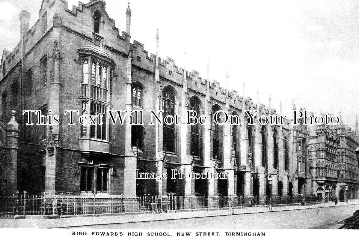 WA 1902 - King Edwards High School, New Street, Birmingham, Warwickshire