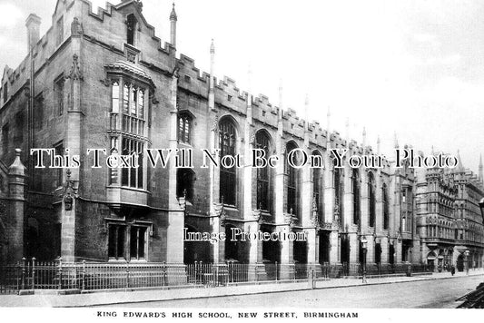 WA 1902 - King Edwards High School, New Street, Birmingham, Warwickshire