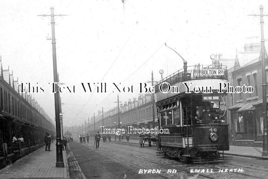 WA 1906 - Byron Road Tram, Small Heath, Birmingham, Warwickshire
