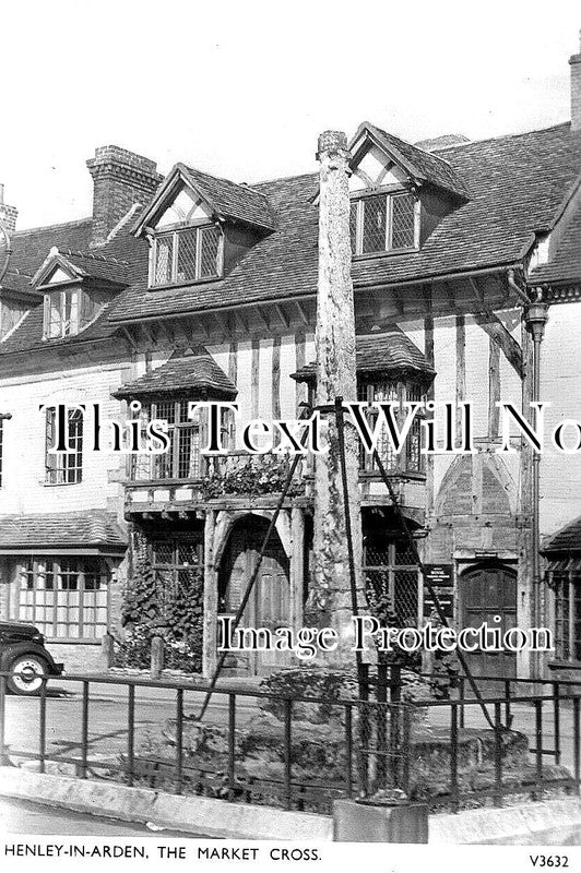 WA 1924 - The Market Cross, Henley In Arden, Warwickshire