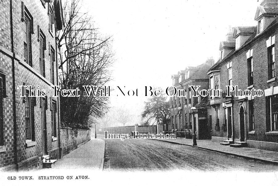 WA 1947 - Old Town, Stratford On Avon, Warwickshire c1904