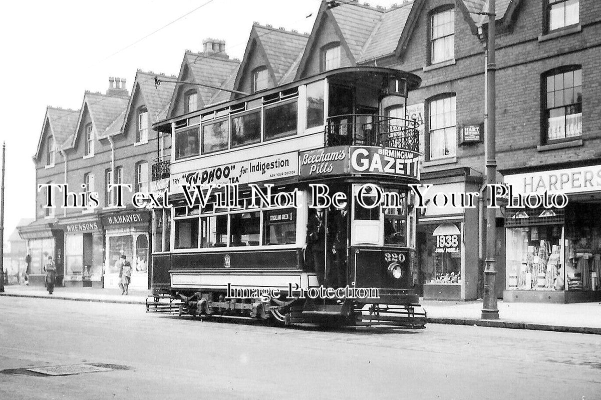 WA 1987 - Tram, Stockland Green, Erdington, Birmingham, Warwickshire c1939