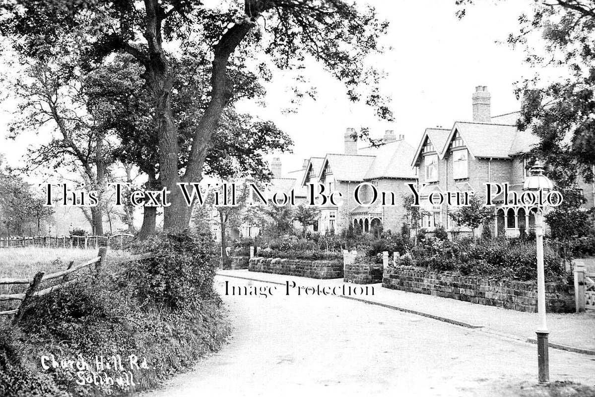WA 1988 - Church Hill Road, Solihull, Warwickshire c1914