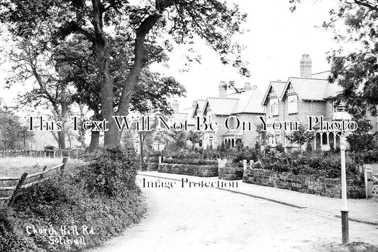 WA 1988 - Church Hill Road, Solihull, Warwickshire c1914