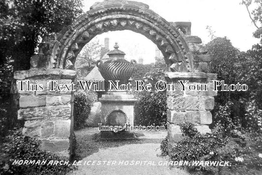 WA 2006 - Norman Arch, Leicester Hospital Garden, Warwick, Warwickshire c1907