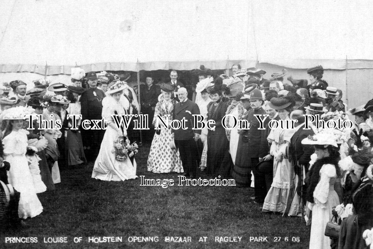 WA 205 - Princess Louise Of Holstein Opening Bazaar, Ragley Park, Warwickshire 1906