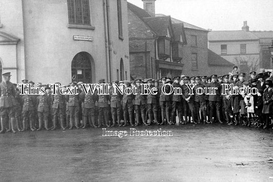 WA 2078 - Warwickshire Regiment Recruits, Armistice Day