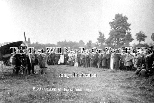 WA 2083 - Aeroplane At Stratford Upon Avon, Warwickshire 1912