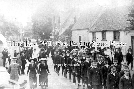 WA 2123 - GPO Staff, Coronation Day, Stratford Upon Avon 1911