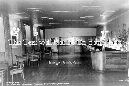 WA 2145 - Stalls Bar, Shakespeare Memorial Theatre, Stratford Upon Avon