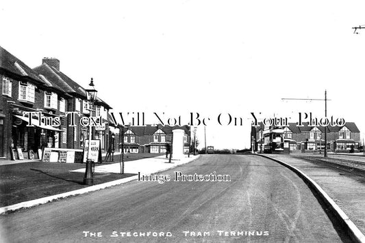 WA 2229 - The Stechford Tram Terminus, Birmingham, Warwickshire