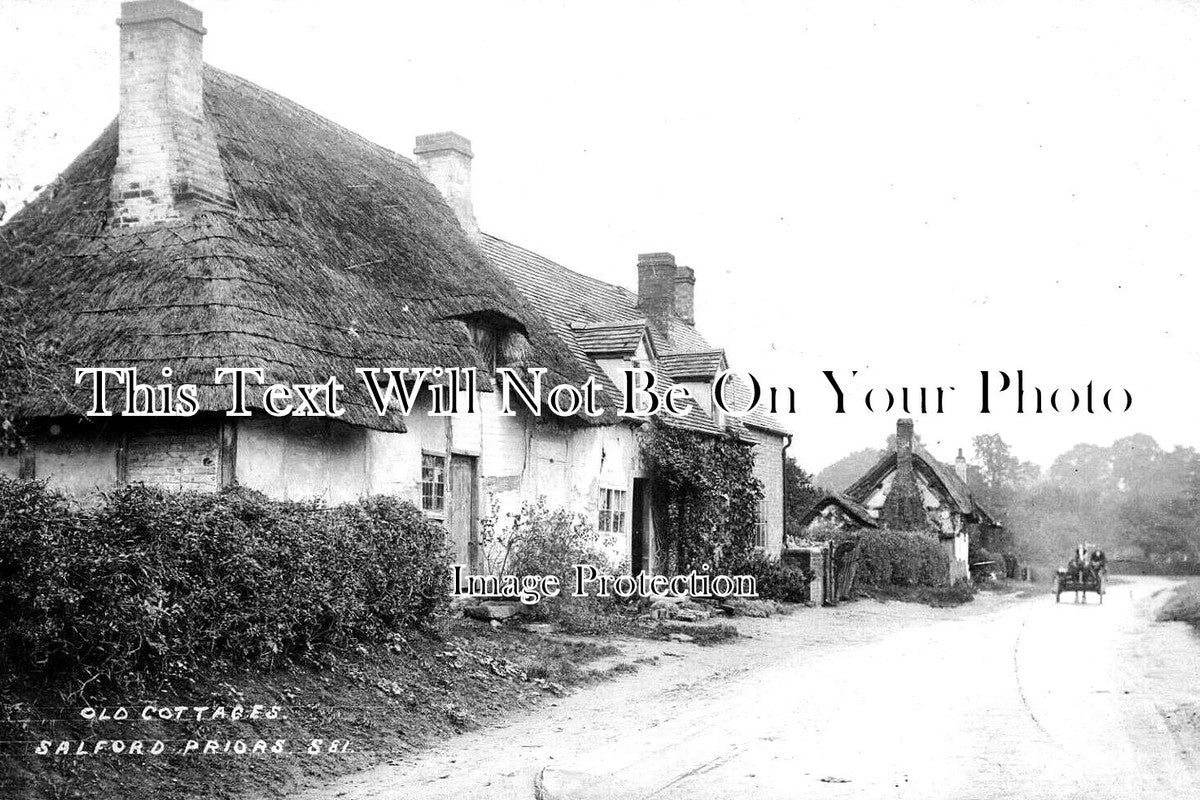 WA 2250 - Old Cottages, Salford Priors, Warwickshire