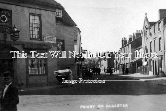 WA 227 - Globe Hotel, Priory Road, Alcester, Warwickshire c1925