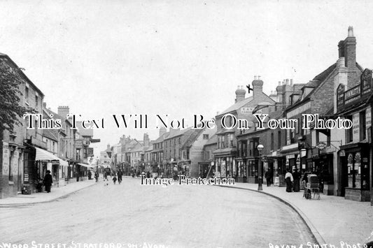 WA 230 - Wood Street, Stratford On Avon, Warwickshire c1909