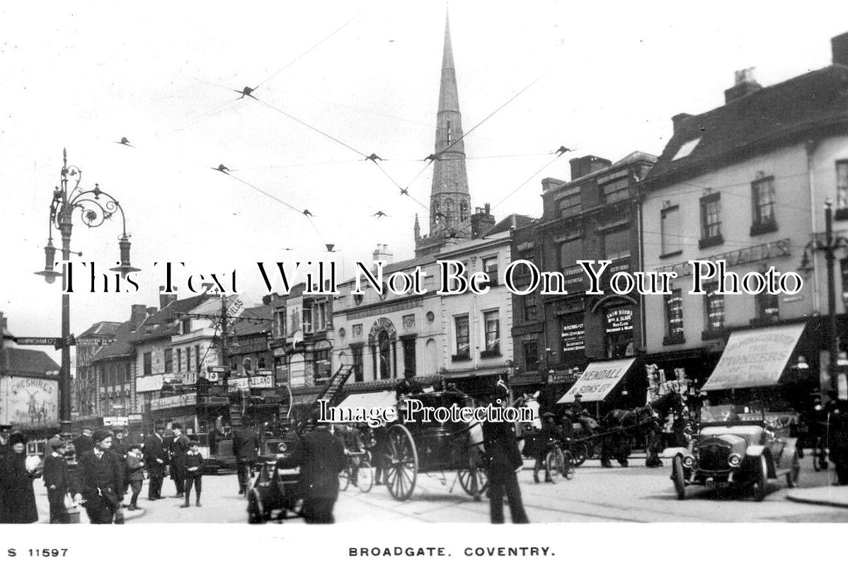 WA 2364 - Broadgate, Coventry, Warwickshire c1915