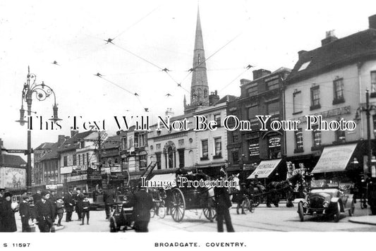 WA 2364 - Broadgate, Coventry, Warwickshire c1915