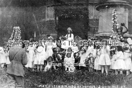 WA 2369 - May Queen & Maids, Stratford On Avon, Warwickshire 1913