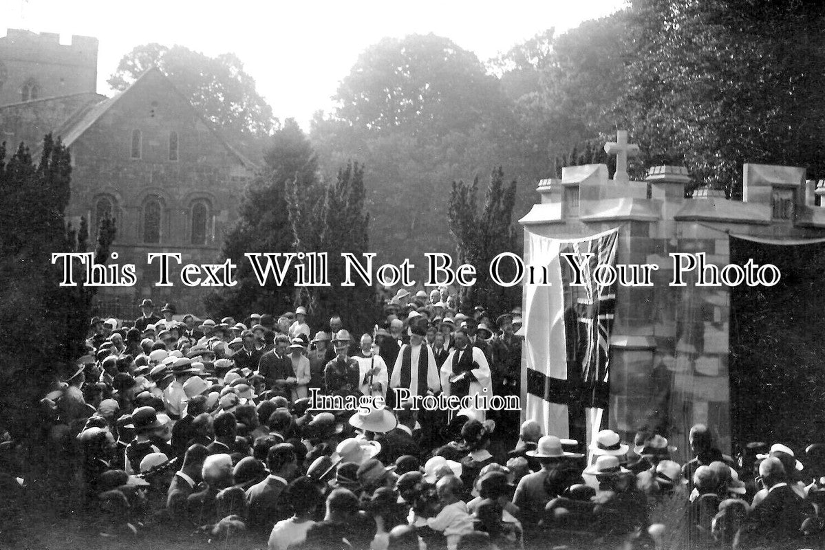 WA 2392 - Unveiling Berkswell War Memorial, Warwickshire