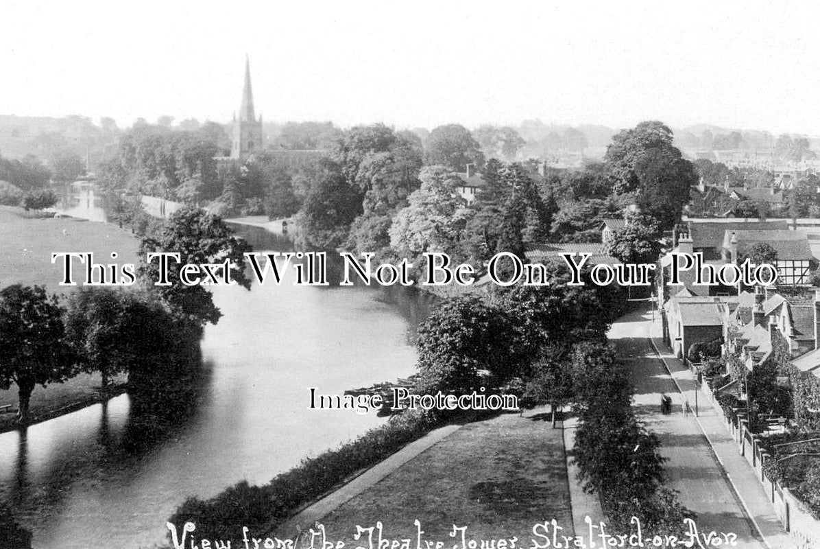 WA 2397 - From The Theatre Tower, Stratford On Avon, Warwickshire
