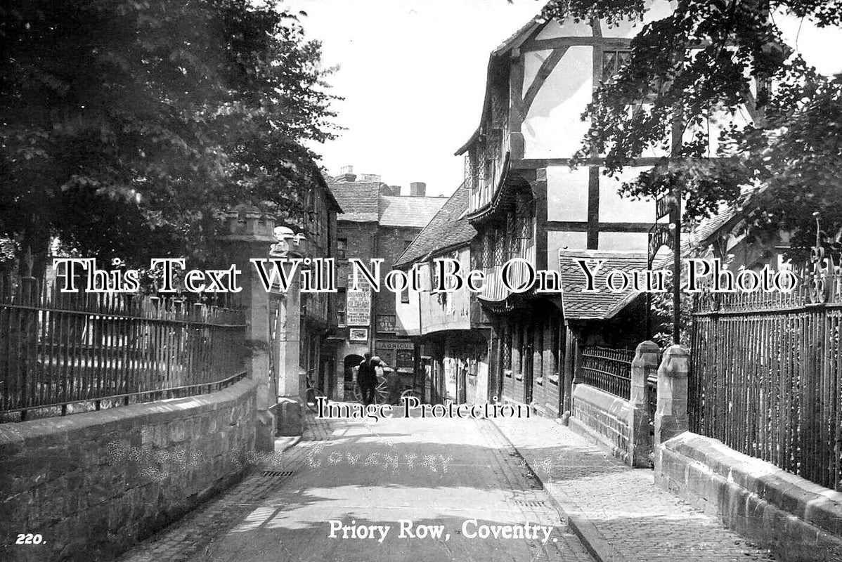 WA 2425 - Priory Row, Coventry, Warwickshire c1909