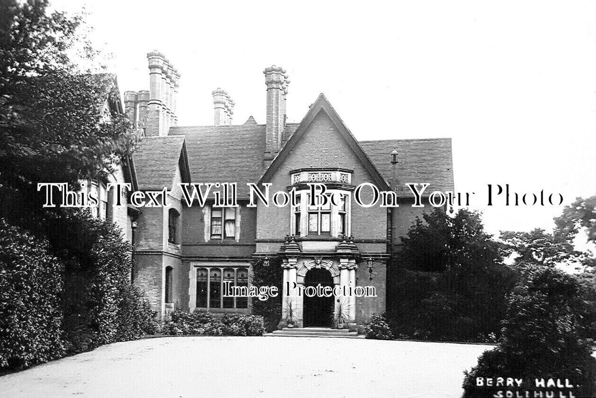 WA 2431 - Berry Hall, Solihull, Warwickshire c1913