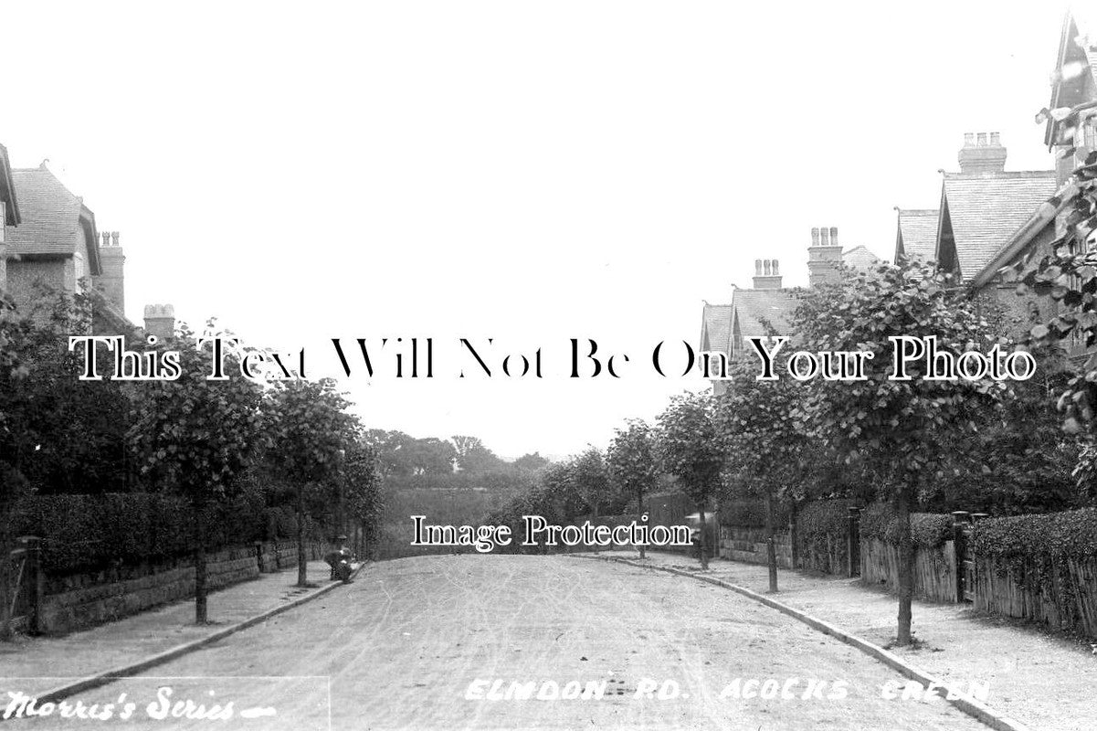 WA 2459 - Elmdon Road, Acocks Green, Birmingham, Warwickshire c1909