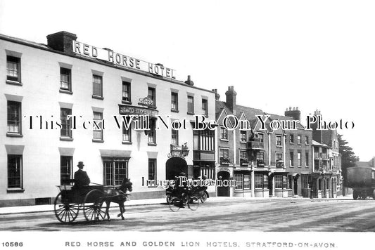 WA 2462 - The Red Horse & Golden Lion Hotel, Stratford Upon Avon