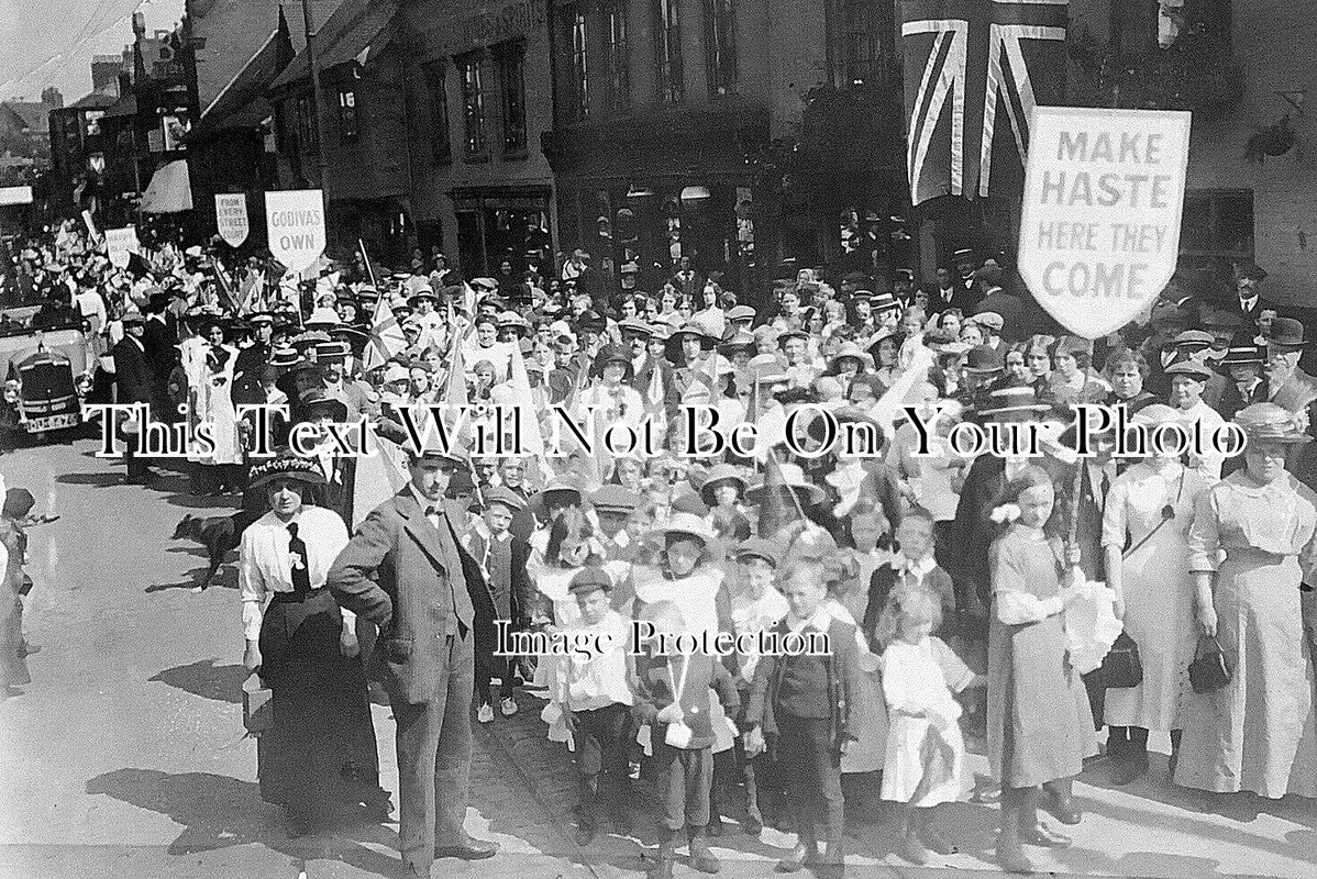 WA 2486 - Coventry Sunday Schools, Spon Street, Warwickshire c1911