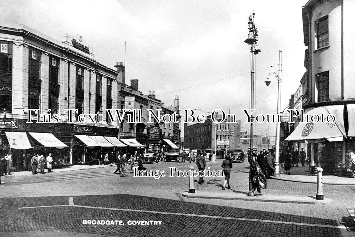 WA 2519 - Broadgate, Coventry, Warwickshire c1939