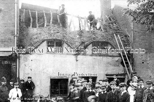 WA 2534 - Fire At Rugby, Warwickshire c1905