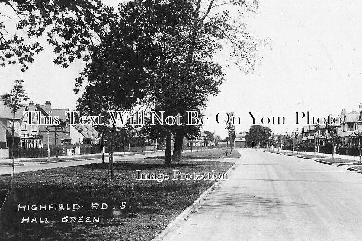 WA 2598 - Highfield Road, Hall Green, Birmingham, Warwickshire