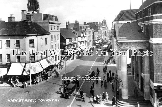 WA 2629 - High Street, Coventry, Warwickshire c1939