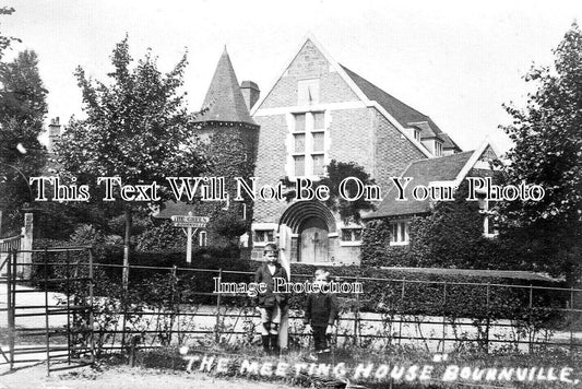 WA 2651 - The Meeting House, Linden Road, Bournville, Warwickshire c1918