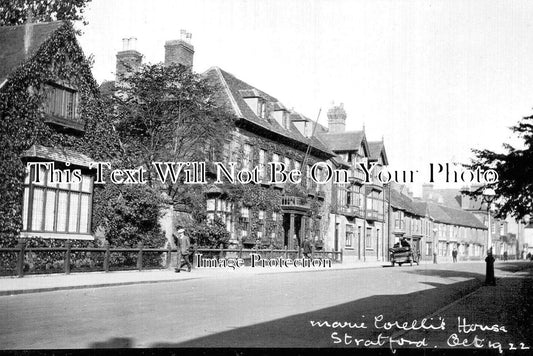 WA 2779 - Marie Corelli House, Stratford On Avon, Warwickshire c1922