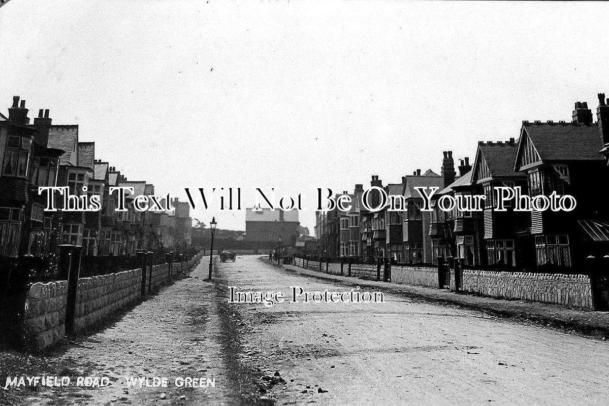WA 30 - Mayfield Road, Wylde Green, Sutton Coldfield, Warwickshire c1912