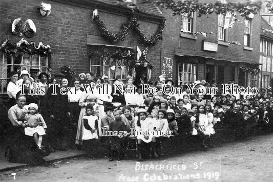 WA 349 - Peace Celebrations, Bleachfield Street, Alcester, Warwickshire 1919