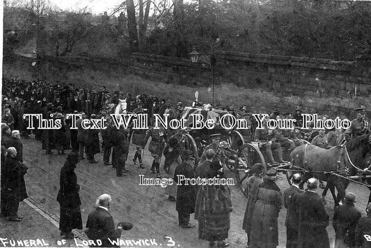 WA 36 - Funeral Of Lord Warwick, Warwick, Warwickshire