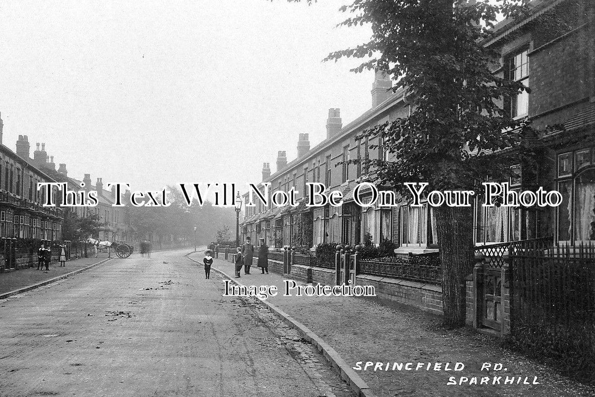 WA 394 - Springfield Road, Sparkhill, Birmingham, Warwickshire