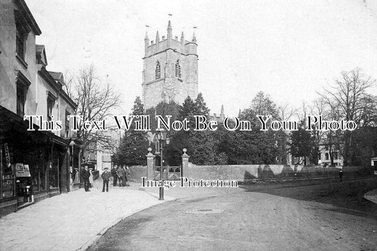 WA 400 - Alcester Church & High Street, Warwickshire c1905