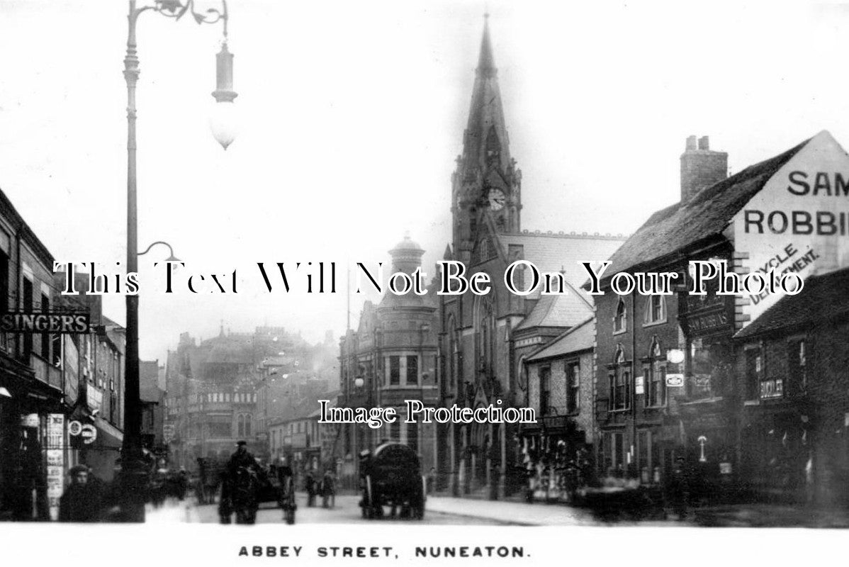 WA 423 - Abbey Street, Nuneaton, Warwickshire c1919