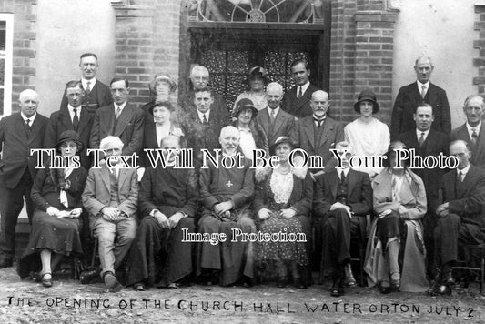 WA 470 - Opening Of Church Hall, Water Orton, Warwickshire c1932