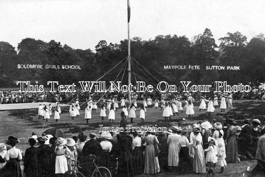 WA 474 - Boldmere Girls School Maypole Fete, Sutton Coldfield Park, Warwickshire