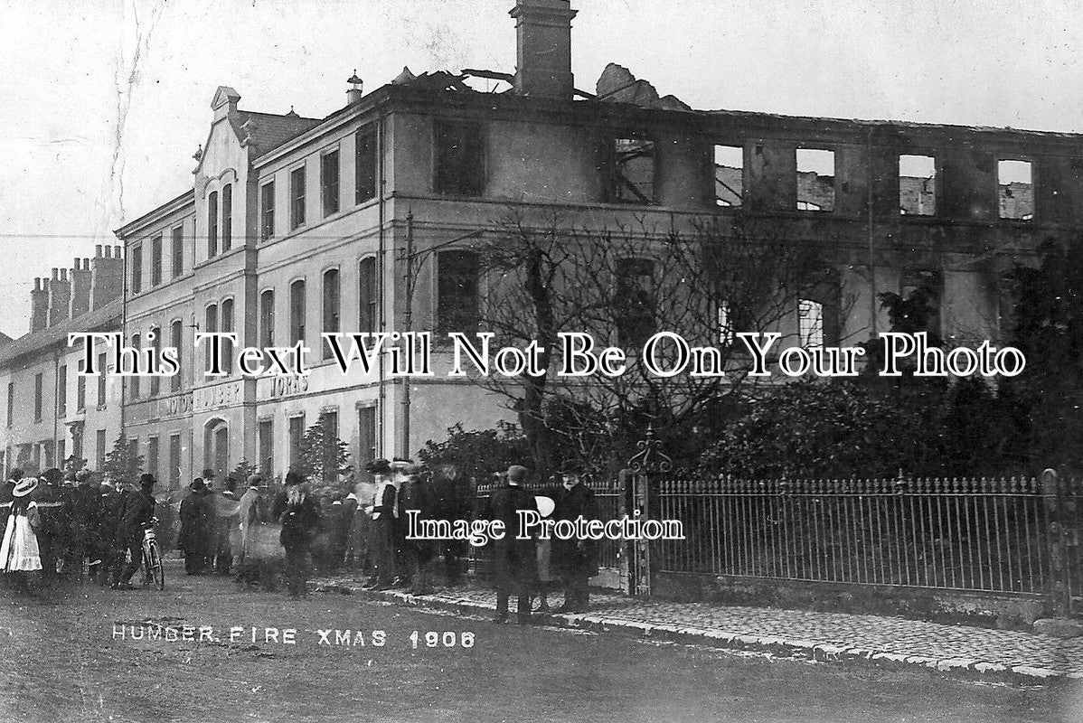 WA 479 - Humber Motor Works Fire, Coventry, Warwickshire 1908