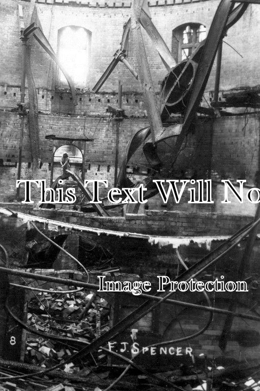 WA 549 - Remains Of The Fire, Stratford-on-Avon Theatre, Warwickshire 6.3.1926
