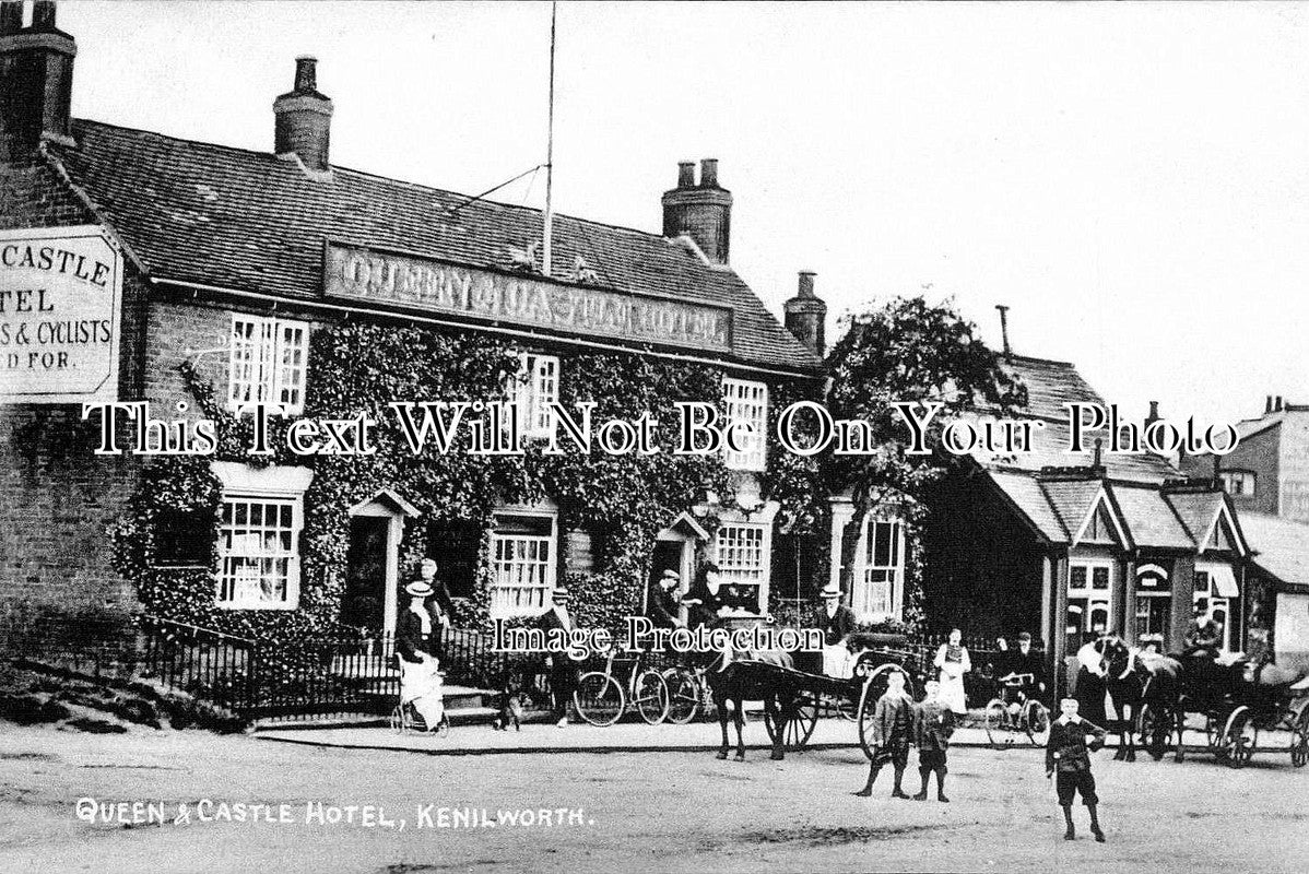 WA 55 - Queen & Castle Hotel, Kenilworth, Warwickshire