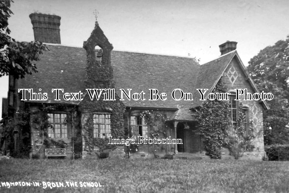 WA 580 - The School, Hampton In Arden, Warwickshire c1920