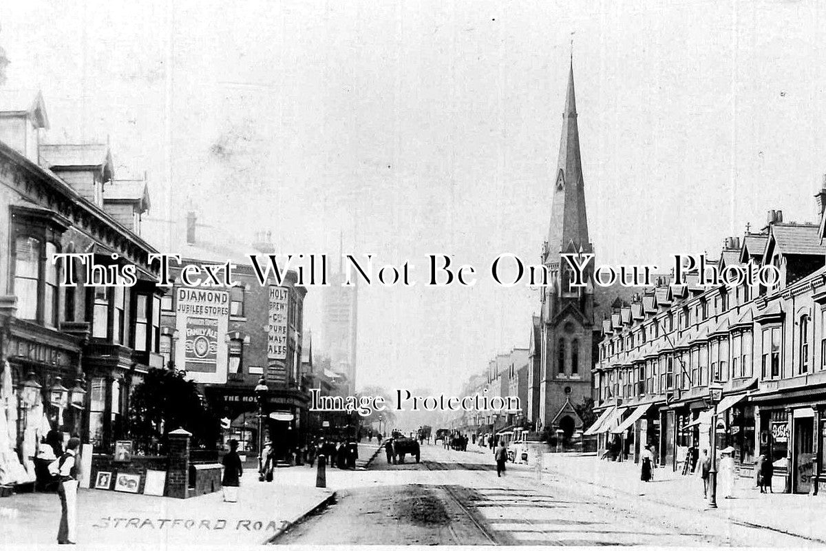 WA 60 - Stratford Road, Birmingham, Warwickshire c1905